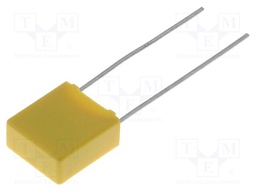Capacitor: polyester; 10nF; 630VDC; Pitch: 7.5mm; ±10%; 11x5x10mm