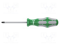 Screwdriver; square; #1; Blade length: 80mm; Overall len: 178mm