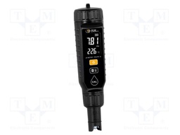 Meter: pH; LCD 1,6"; 0÷14pH; 0÷60°C; Accur: ±1°C; IP67