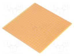 Board: universal; single sided,prototyping; W: 100mm; L: 100mm