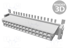 Connector: PCB to PCB; female; PIN: 30; 1.27mm; Series: har-flex