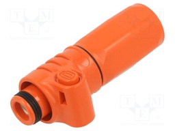 Plug; DC supply; female; PIN: 1; for cable; crimped; orange; 1kV
