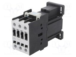 Contactor: 3-pole; NO x3; 24VDC; 25A; DIN,on panel; CEM; -25÷55°C