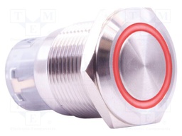 Switch: vandal resistant; DPDT; 2A/24VDC; IP67; ON-ON; red/green