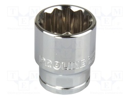 Socket; 12-angles,socket spanner; 24mm; 1/2"