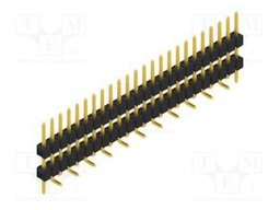 Connector: pin strips; pin header; male; PIN: 24; 2.54mm; SMT; 1x24