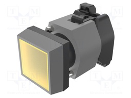Control lamp; 22mm; OptoHiT; -40÷55°C; Ø22.3mm; IP65; yellow