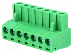 Pluggable terminal block; Contacts ph: 5.08mm; ways: 7; straight