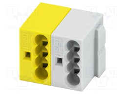 PCB connector, nominal cross section: 0.5 mm2, color: multic