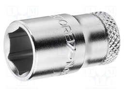 Socket; 6-angles,socket spanner; 3/8"; Socket size-inch: 1/4"