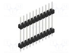 Connector: pin strips; pin header; male; PIN: 11; 2.54mm; THT; 1x11