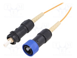 Connector: fiber optic; patchcord; PIN: 1; bayonet; Buccaneer 4000