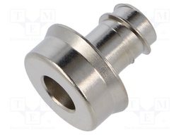 Straight terminal connector; brass; Application: for braids