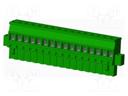 Connector: pluggable terminal block; plug; female; angled 90°