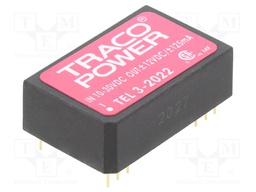 Converter: DC/DC; 3W; Uin: 10÷30V; Uout: 12VDC; Uout2: -12VDC; DIP24