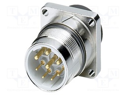 Circular Connector, SPEEDCON SF Series, Flange Mount Receptacle, 7 Contacts