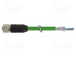 Connection lead; female; IP67; 50VAC; 50VDC; 0.5A; 20m; Series: 7000