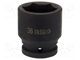 Cap; 6-angles,socket spanner,impact; HEX 36mm; 3/4"; 57mm