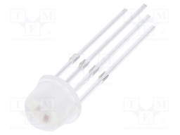LED; 5mm; tricolour; RGB; programmable; No.of colours: 16,7M