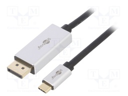 Adapter; DisplayPort 1.4,HDCP 2.2; DisplayPort plug,USB C plug