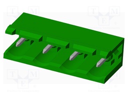 Connector: pluggable terminal block; socket; male; angled 90°