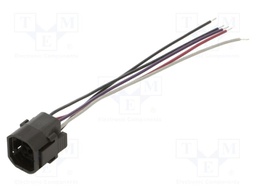 Contact block; Leads: cables; 140mm; Body dim: Ø21.6x21.5mm; PIN: 5