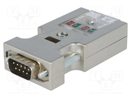 D-Sub; PIN: 9; solid wire,SK/FC cable; Profibus; straight; IDC