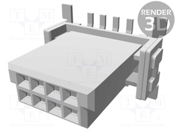 Connector: PCB to PCB; female; PIN: 8; 1.27mm; Series: har-flex