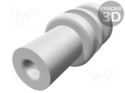 Gasket for wire; Timer Connector System; grey; Øcable: 1.9mm