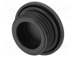 Stopper; polyamide; black; IP68; Entrelec; Gland: PG9; 6mm