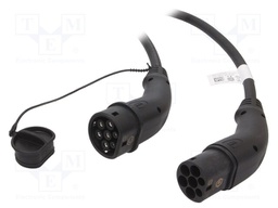 Cable; both sides,Type 2; 5m; three-phase; 5x6mm2+1x0,5mm2; 32A