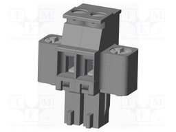 Connector: pluggable terminal block; plug; female; angled 90°