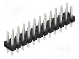 Connector: pin strips; pin header; male; PIN: 24; 2.54mm; THT; 2x12