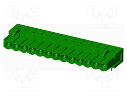 Connector: pluggable terminal block; socket; female; angled 90°