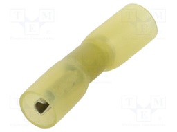 Terminal: flat; 6.3mm; 0.8mm; female; 4÷6mm2; crimped; for cable