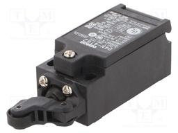 Limit switch; lever R 20mm, plastic roller Ø12mm; NO + NC; 10A