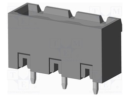 Connector: pluggable terminal block; socket; male; on PCBs