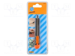 Knife; universal; pulled out, breakable blade; 9mm