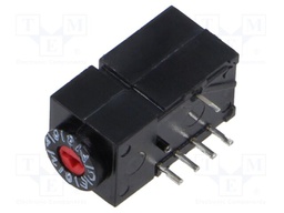 Switch: rotary; 0.1A/60VAC; 0.1A/60VDC; Poles number: 4; -40÷85°C