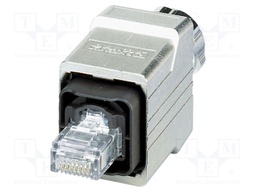 Plug; RJ45; PIN: 8; Cat: 5; push-pull; gold-plated; Layout: 8p8c
