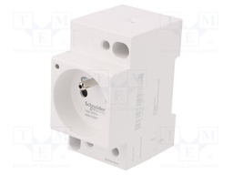 E-type socket; 250VAC; 16A; DIN