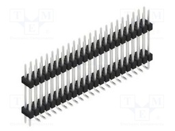 Connector: pin strips; pin header; male; PIN: 46; 2.54mm; SMT; 2x23