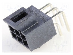Connector: wire-board; -40÷125°C; angled; PIN: 6; THT; male; on PCBs