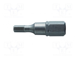 Kit: screwdriver bits; hex key; 25mm; Size: HEX 3mm,HEX 4mm; 2pcs.