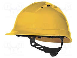 Protective helmet; Size: 53-63mm; yellow; 1kV; V: adjustable