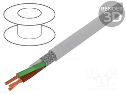 Wire; BiT LiHCH; 6x0,5mm2; tinned copper braid; LSZH; grey