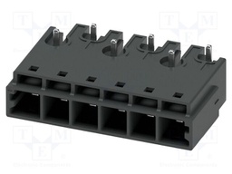 PCB headers, nominal cross section: 4 mm2, color: black, nom