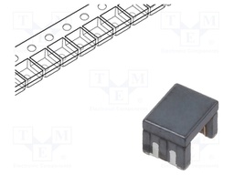 Choke, Common Mode, DLW32MH_XK Series, 100 mA, 3.2mm x 2.5mm x 2.5mm