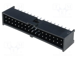 Socket; IDC; male; PIN: 34; straight; THT; tinned; 2.54mm