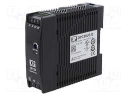 AC/DC DIN Rail Power Supply (PSU), ITE, 1 Output, 48 W, 12 V, 4 A